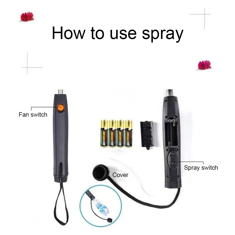 Portable Umbrella with Fan & Misting – gallery image 10 | Buzzora