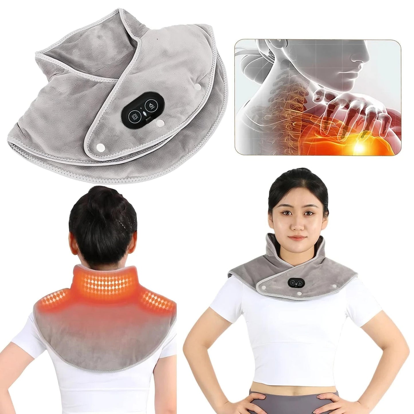 Electric Heating Shoulder & Neck Pad – main product image | Buzzora