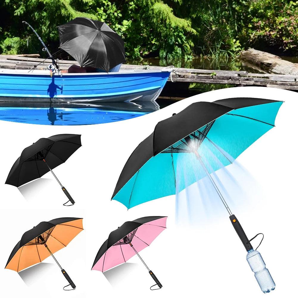 Portable Umbrella with Fan & Misting – main product image | Buzzora