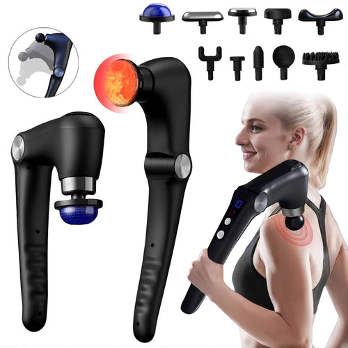Fascia Massage Gun with Extension Handle – main product image | Buzzora