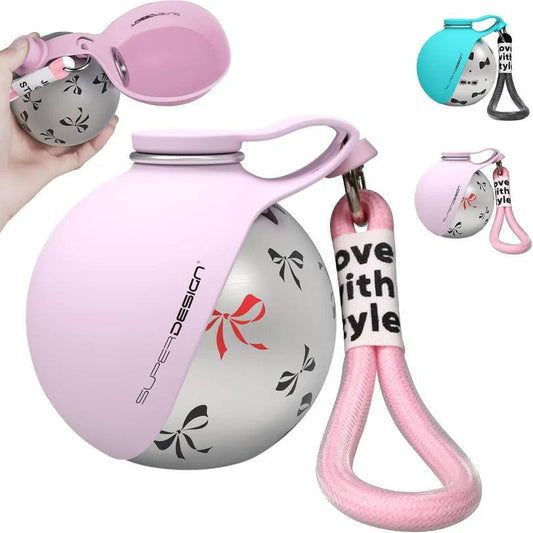 Portable Dog Water Bottle with Built-In Bowl – main product image | Buzzora
