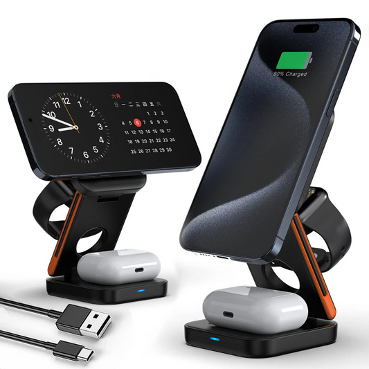 3-in-1 Foldable Charging Station – main product image | Buzzora