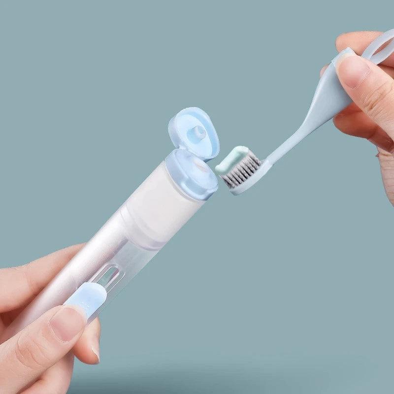 Portable 3-in-1 Toothbrush Set – product detail view | Buzzora