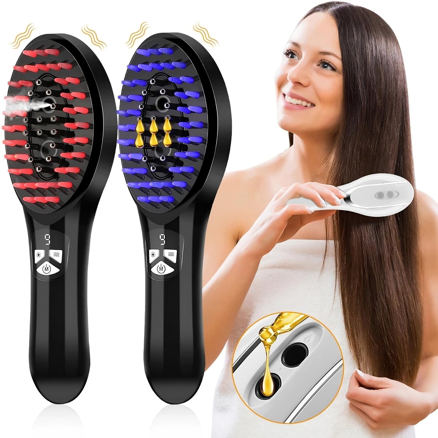 EMS Electric Spray Massage Comb – product detail view | Buzzora