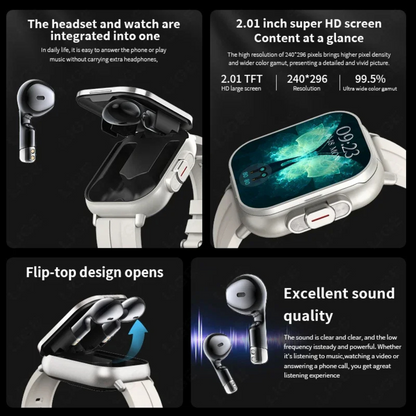 Smartwatch with Earbuds – features and benefits | Buzzora