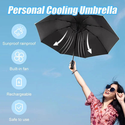 Portable Umbrella with Fan & Misting – features and benefits | Buzzora