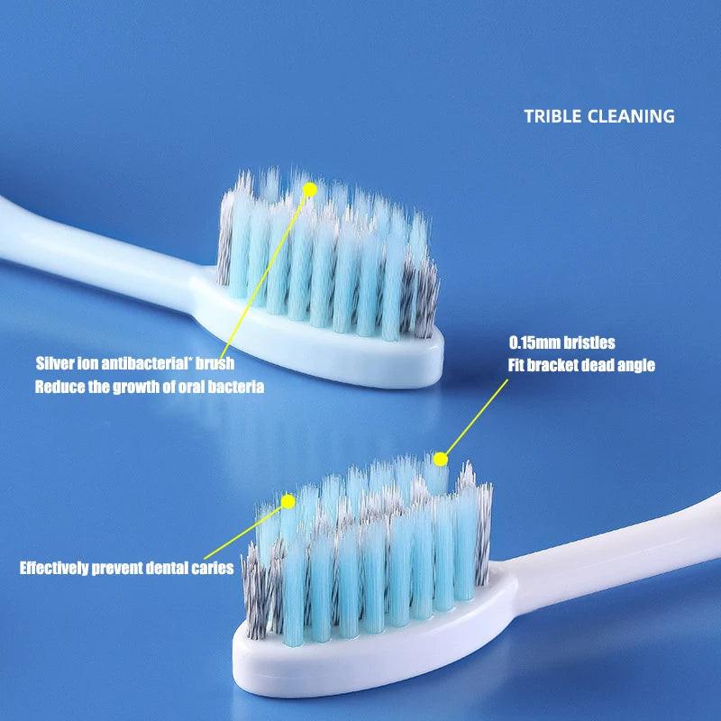 Portable 3-in-1 Toothbrush Set – size and color options | Buzzora