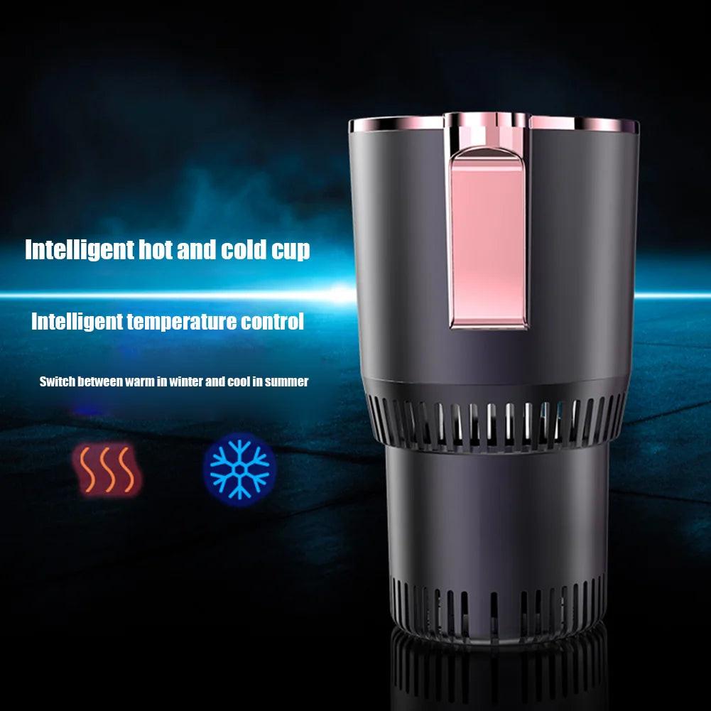 Cooling & Heating Car Cup Holder – size and color options | Buzzora