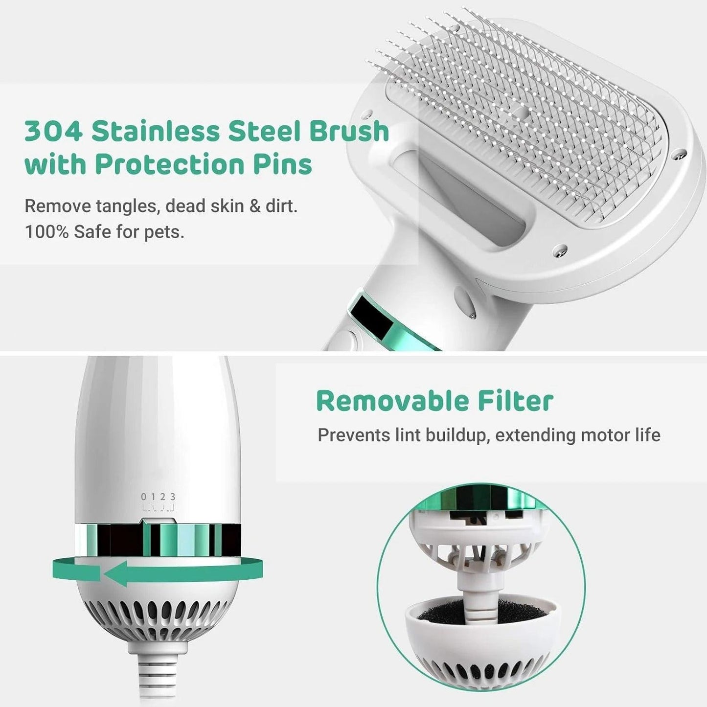 Pet Drying Brush – size and color options | Buzzora