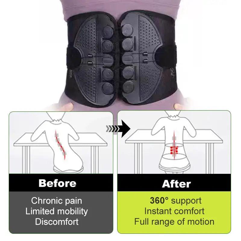 Adjustable Lumbar Support Belt – size and color options | Buzzora