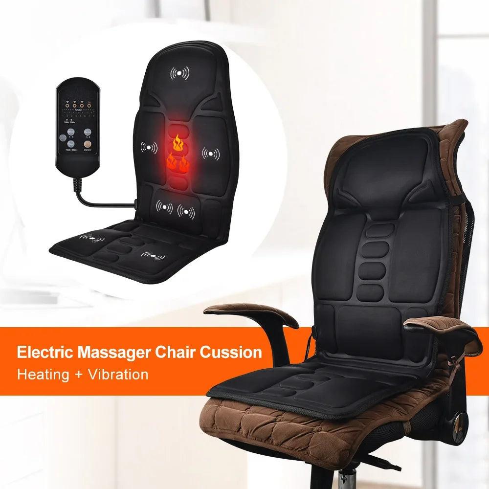 Vibrating Massage Chair Pad – size and color options | Buzzora