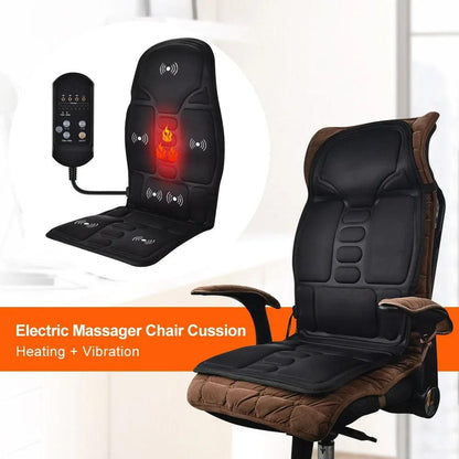 Vibrating Massage Chair Pad – size and color options | Buzzora
