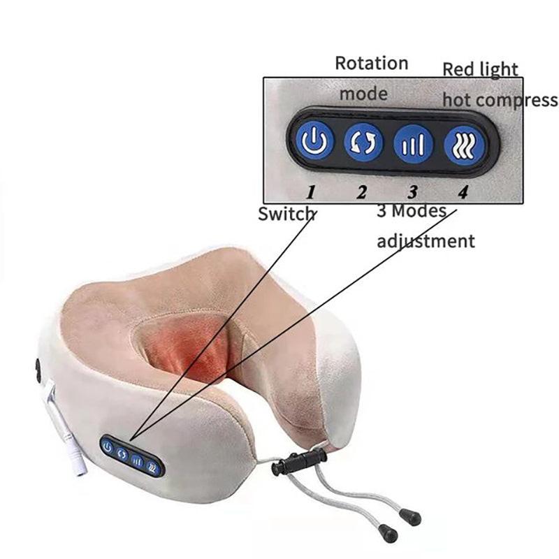 U-Shaped Neck Massager Pillow – size and color options | Buzzora