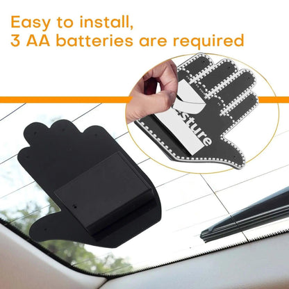 Hand Gesture Car LED Light – size and color options | Buzzora