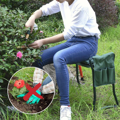 Garden Kneeler Folding Chair – lifestyle use photo | Buzzora