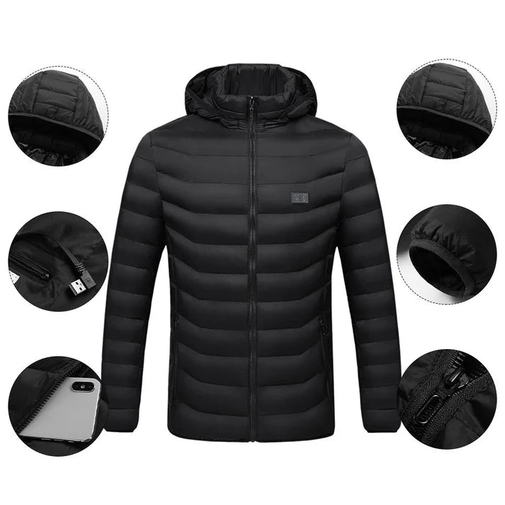 USB Heated Jacket – lifestyle use photo | Buzzora