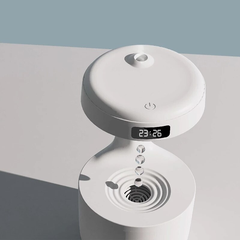 Anti-Gravity Water Drop Humidifier – lifestyle use photo | Buzzora