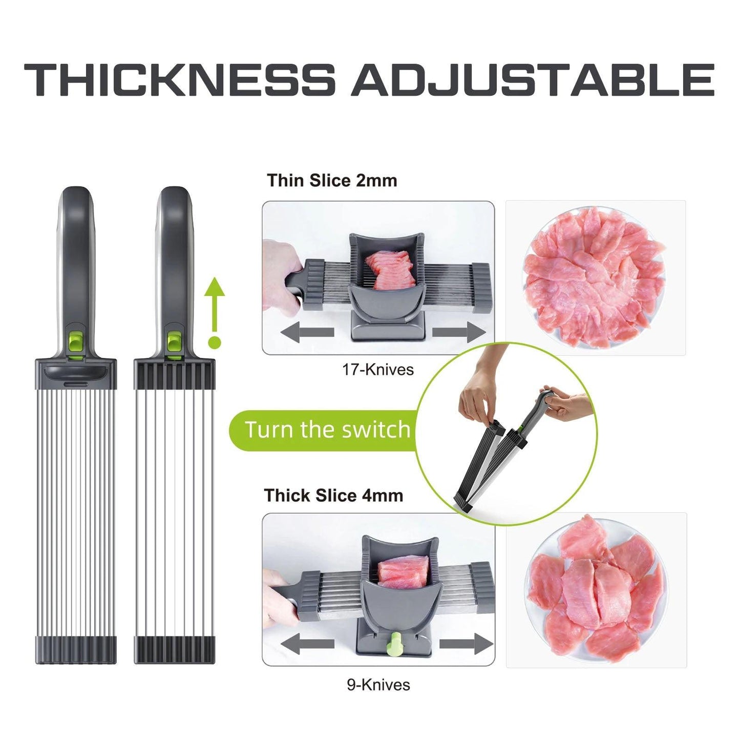 Fresh Meat Slicer – lifestyle use photo | Buzzora