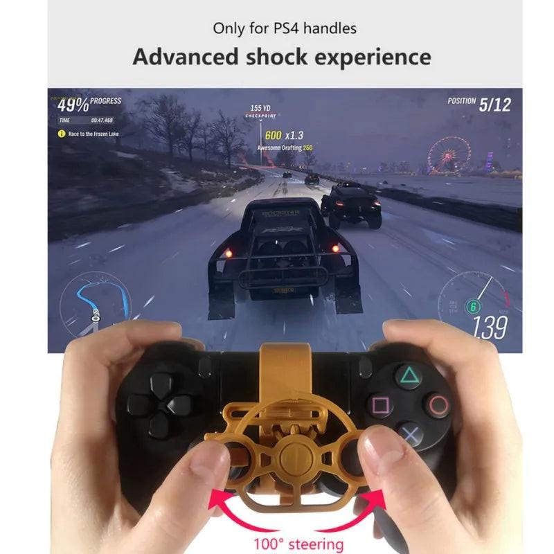 Mini Steering Wheel Game Controller – lifestyle use photo | Buzzora