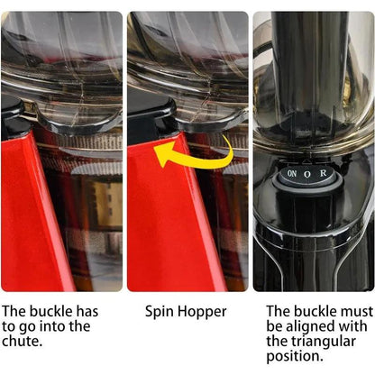 Masticating Slow Juicer Machine – additional angle | Buzzora