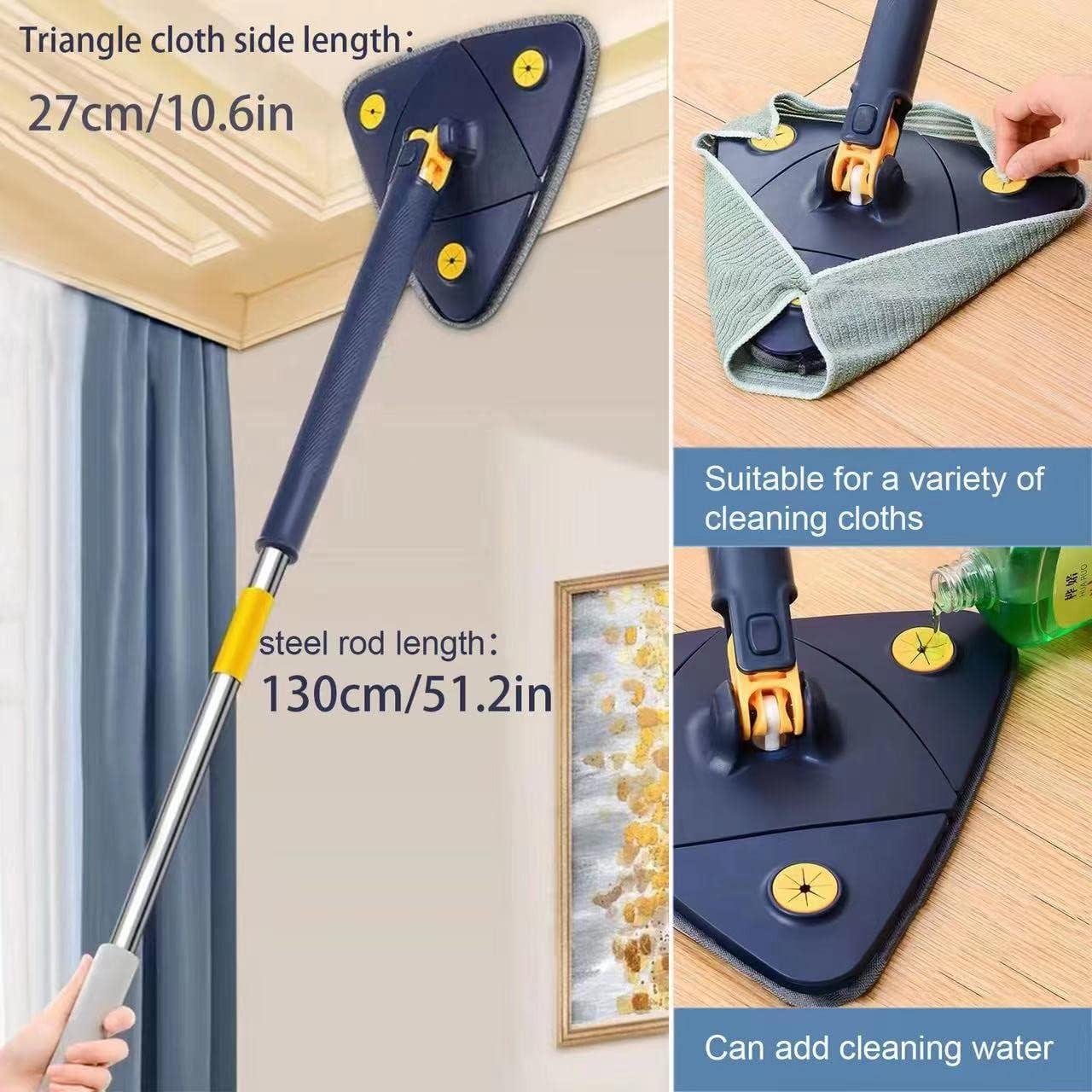 Self-Squeeze Triangular Mop – additional angle | Buzzora