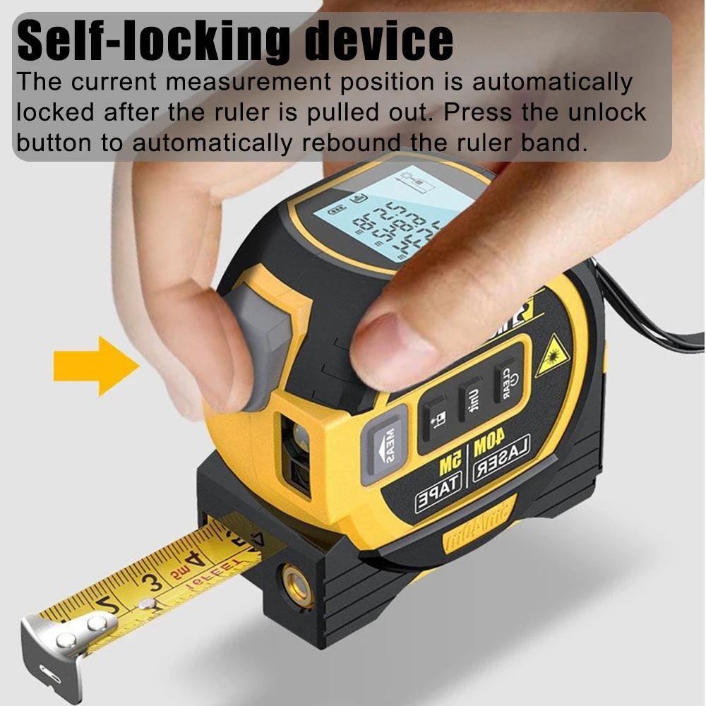 3-in-1 Laser Measure Tape – additional angle | Buzzora