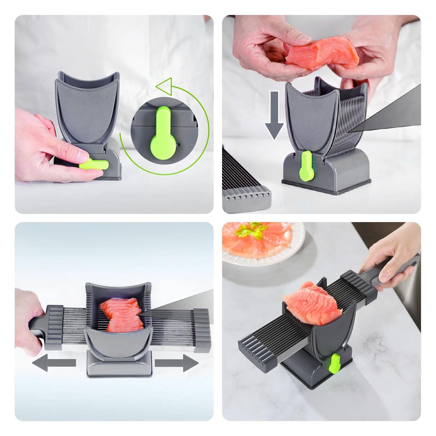 Fresh Meat Slicer – additional angle | Buzzora