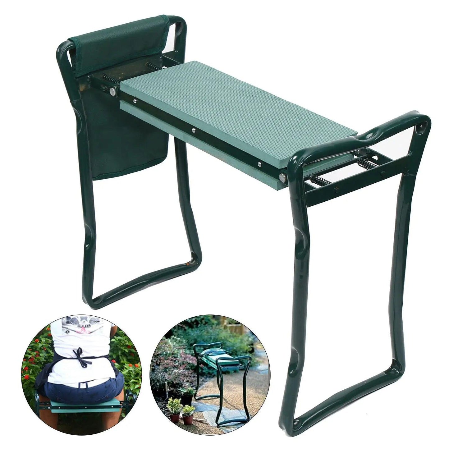 Garden Kneeler Folding Chair – additional angle | Buzzora