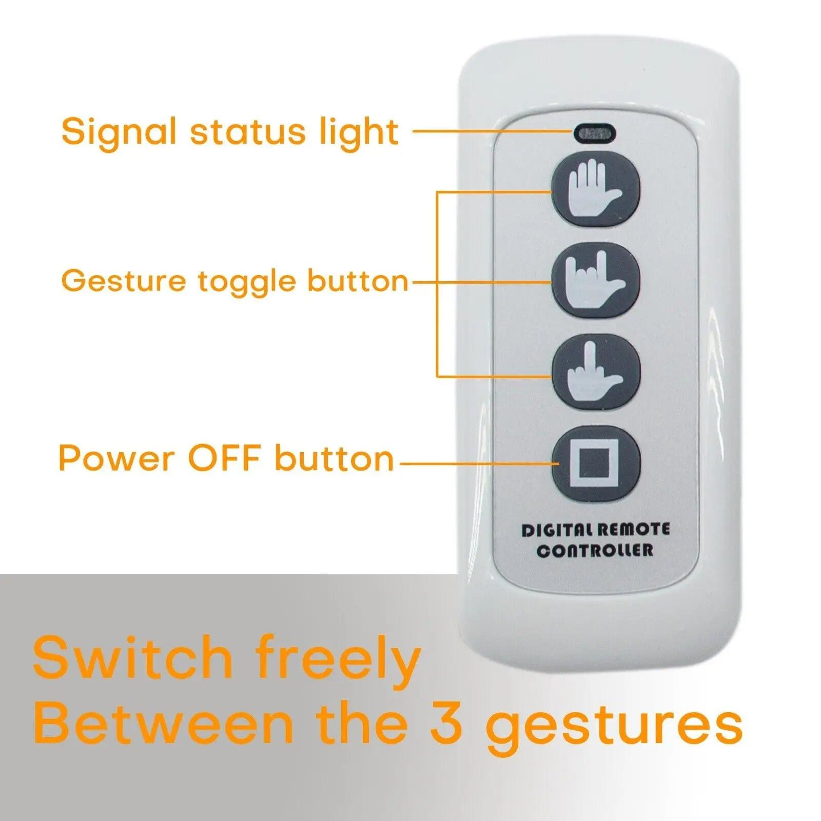 Hand Gesture Car LED Light – additional angle | Buzzora