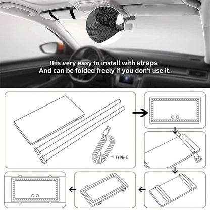 Car Makeup Mirror – additional angle | Buzzora