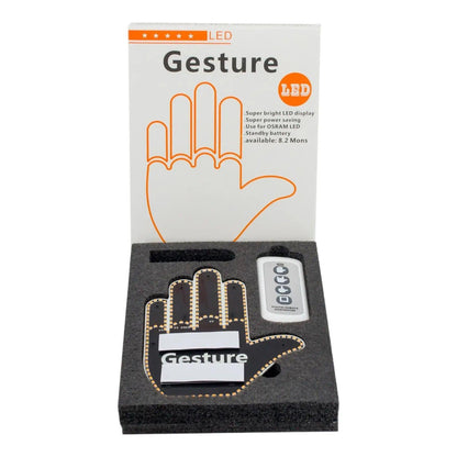 Hand Gesture Car LED Light – packaging and accessories | Buzzora