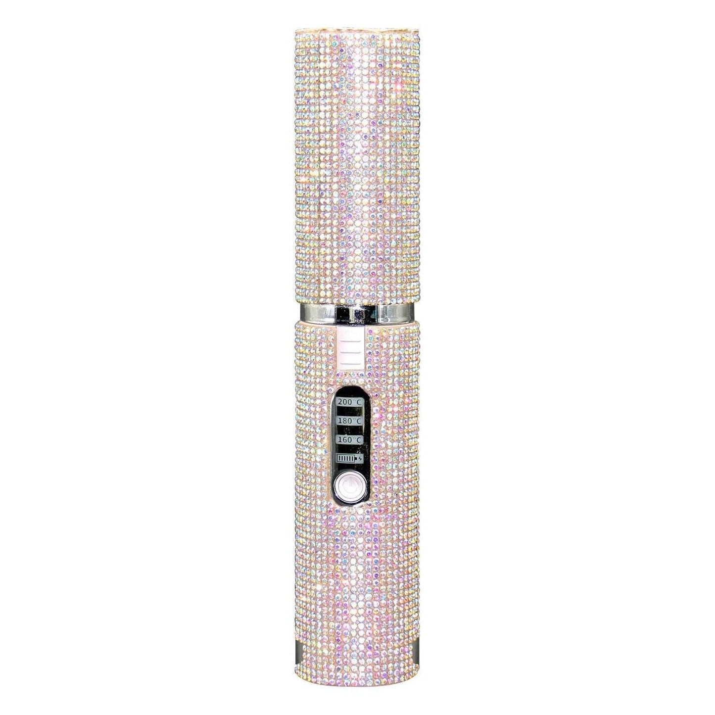 Portable Hair Straightener with Rhinestones – packaging and accessories | Buzzora