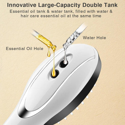 EMS Electric Spray Massage Comb – packaging and accessories | Buzzora