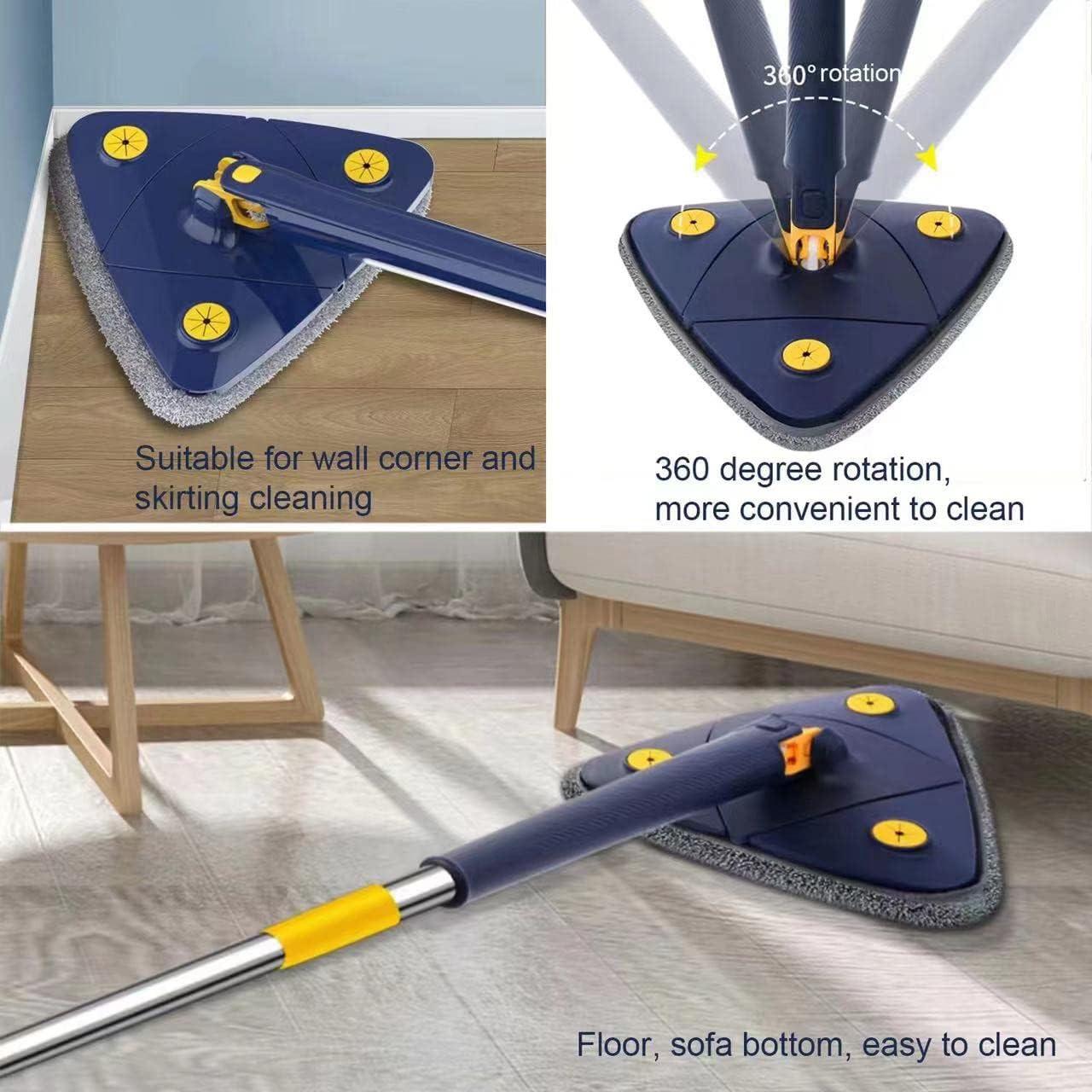 Self-Squeeze Triangular Mop – packaging and accessories | Buzzora