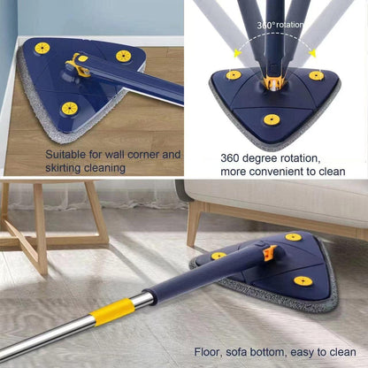Self-Squeeze Triangular Mop – packaging and accessories | Buzzora