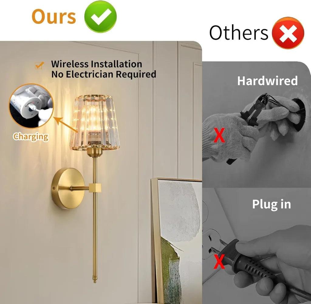 LED RGB Rechargeable Wall Lamp – packaging and accessories | Buzzora