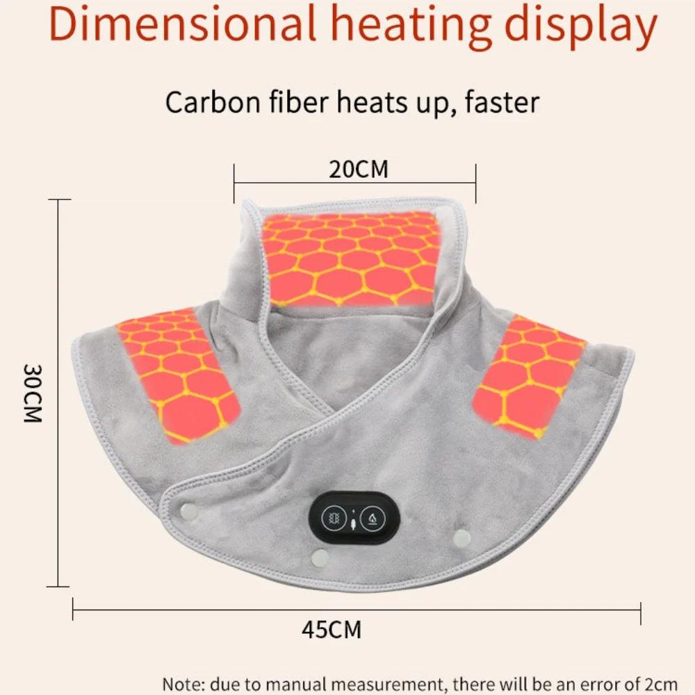 Electric Heating Shoulder & Neck Pad – packaging and accessories | Buzzora