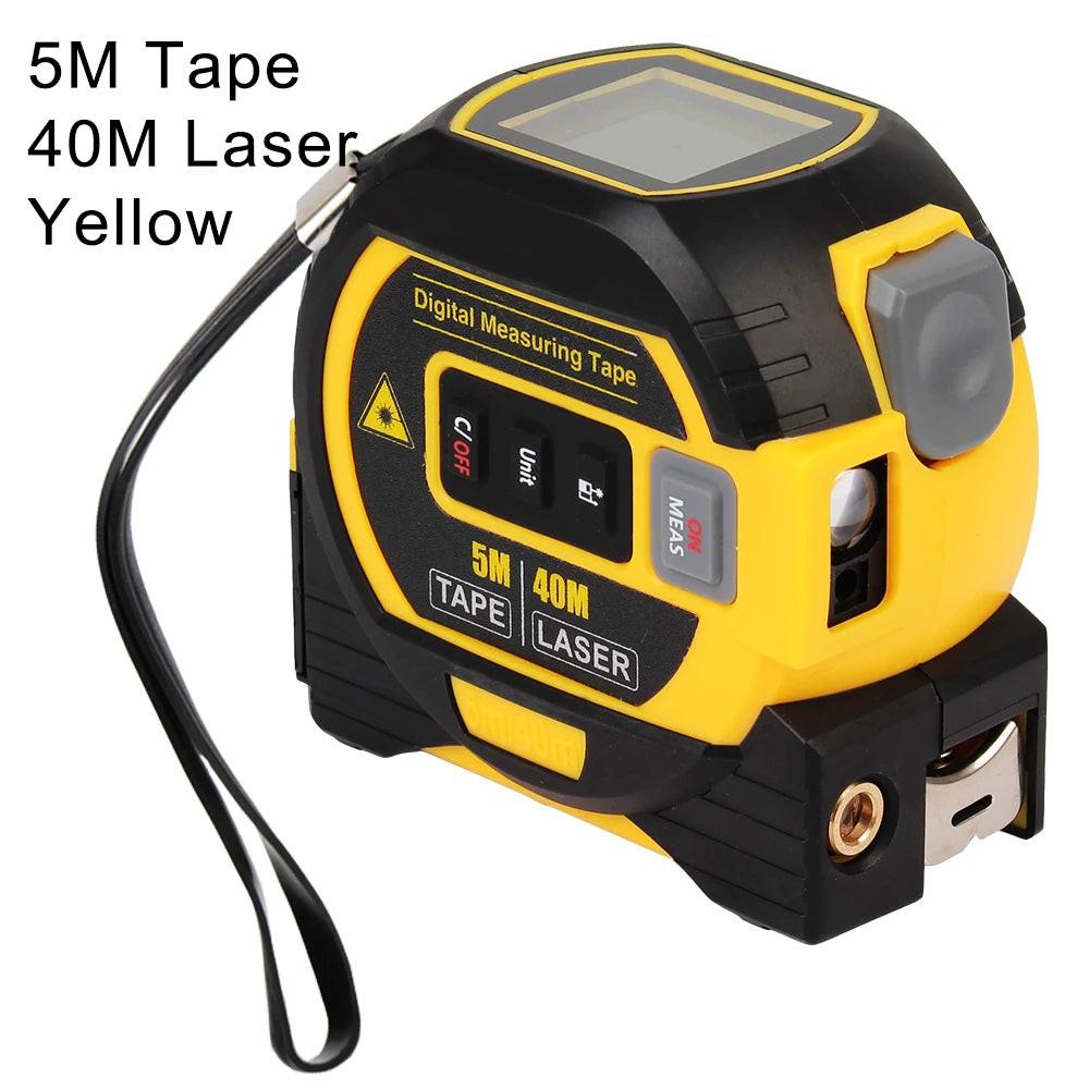 3-in-1 Laser Measure Tape – packaging and accessories | Buzzora