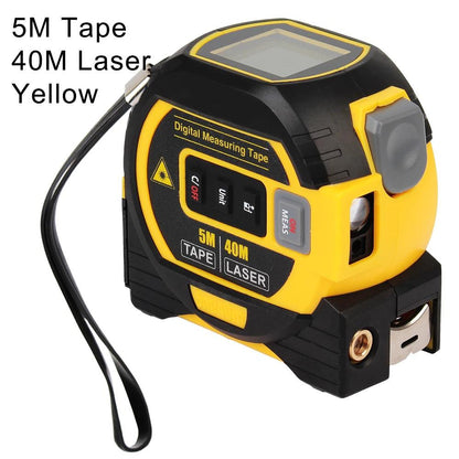 3-in-1 Laser Measure Tape – packaging and accessories | Buzzora