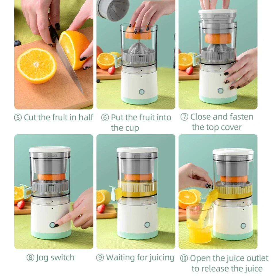 Portable Electric Juicer – how to use | Buzzora