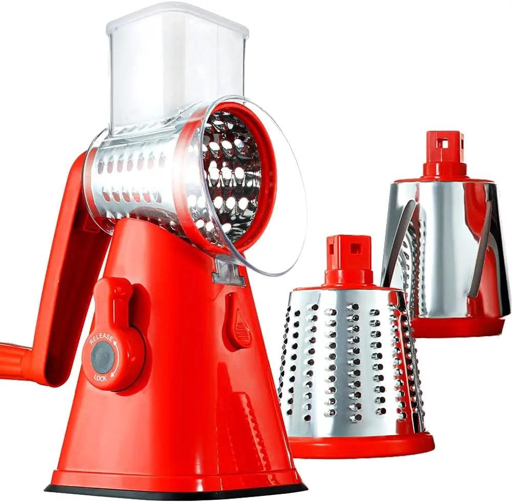 3-in-1 Rotary Cheese Grater & Vegetable Slicer – how to use | Buzzora
