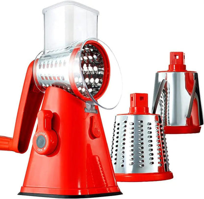 3-in-1 Rotary Cheese Grater & Vegetable Slicer – how to use | Buzzora