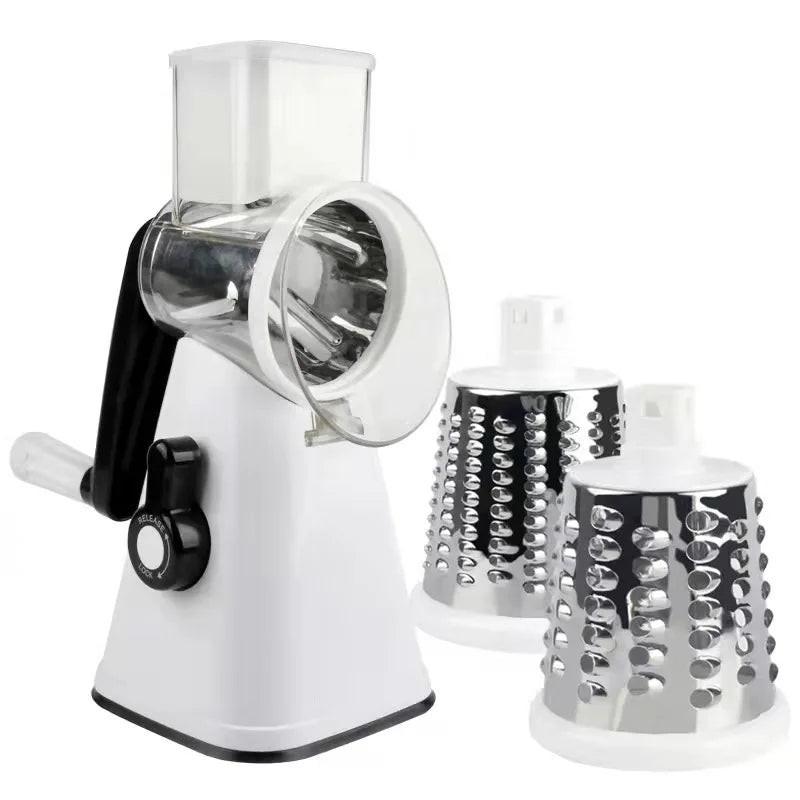 3-in-1 Rotary Cheese Grater & Vegetable Slicer – gallery image 9 | Buzzora