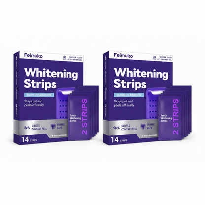Two boxes of Feimuko whitening strips 14