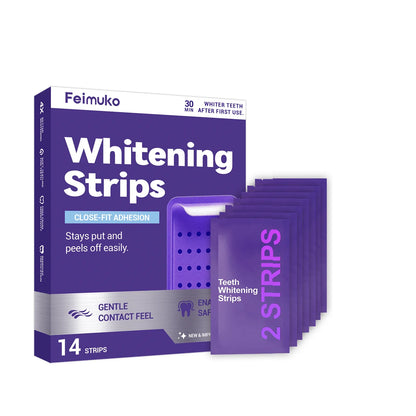 Purple Teeth Whitening Strips Improve Dental Yellowing Oral Cleaning Gel Teeth Bright Stain for Lasting Bright Smile
Purple Teeth Whitening Strips 14